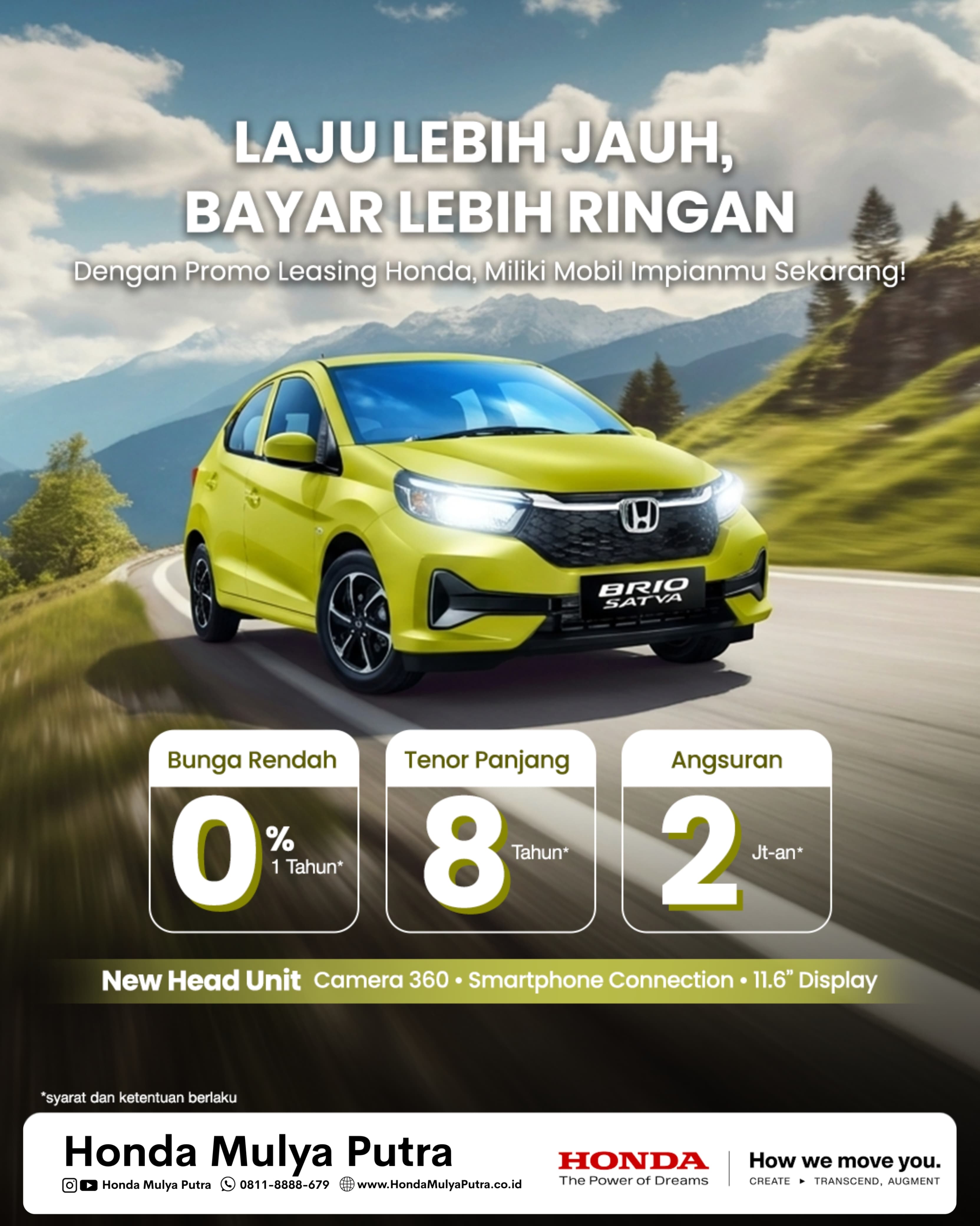 Laju Lebih Jauh, Bayar Lebih Ringan