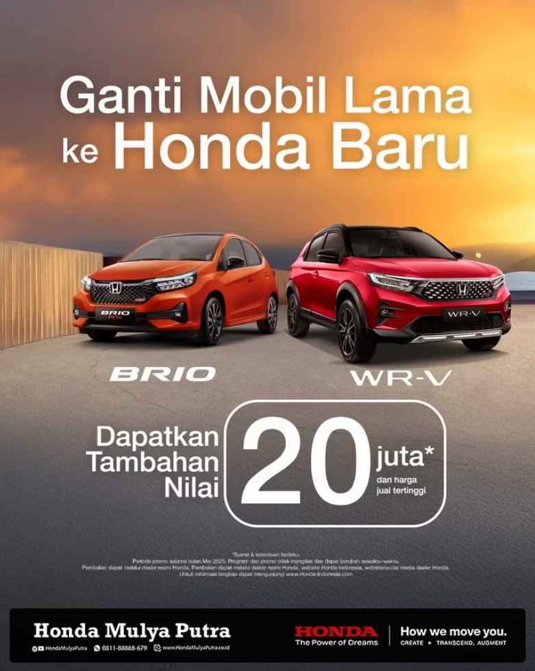Tukar Mobil Lama, Dapatkan Honda Impian dengan Nilai Tambahan 20 Juta! 🚗✨