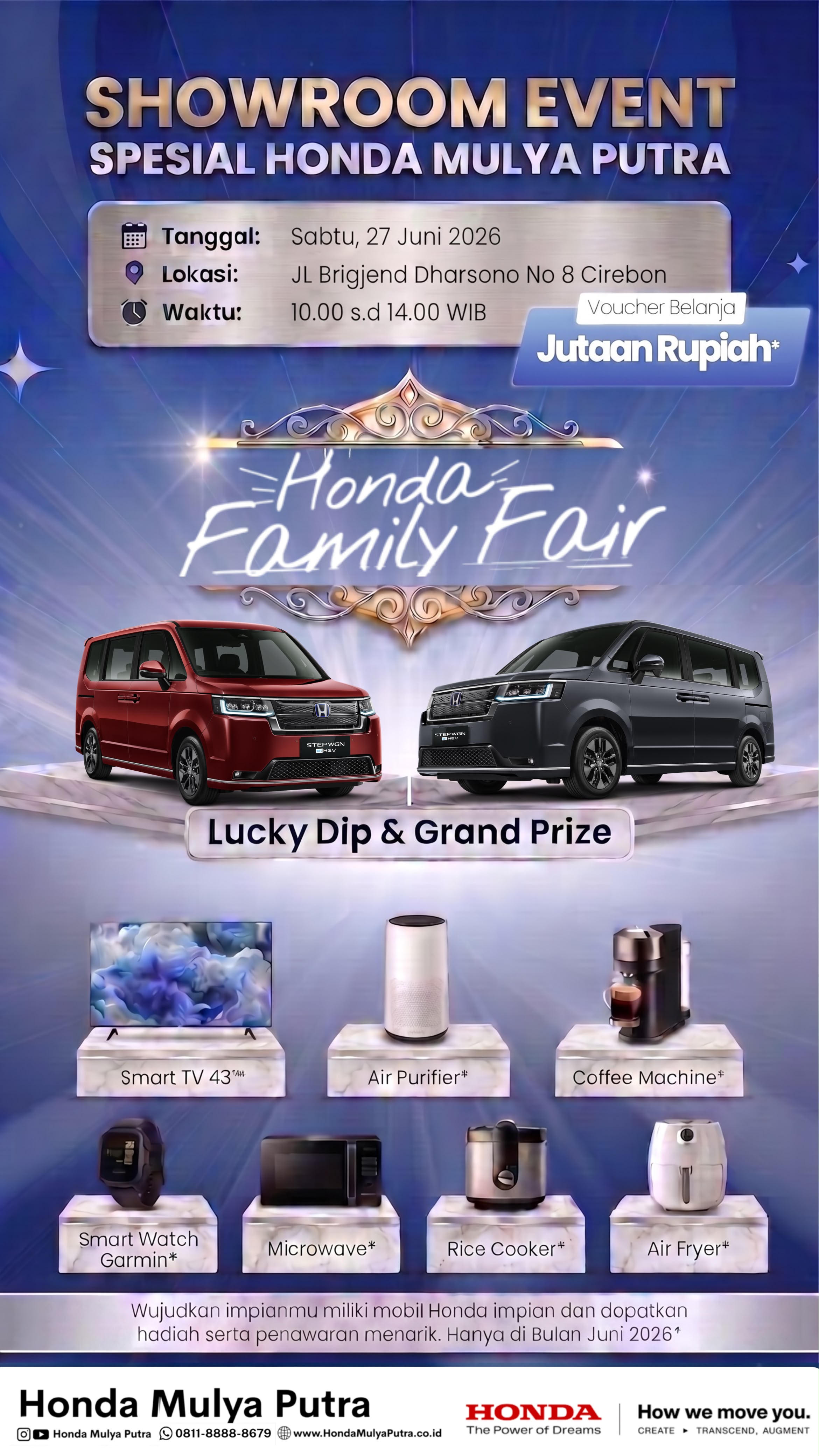 Honda Family Fair Juni 2026: Waktunya Wujudkan Mobil Honda Impian dengan Berbagai Reward Menarik