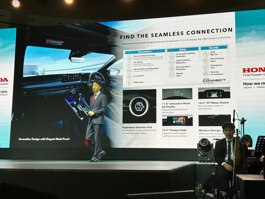 Teknologi Konektivitas Canggih Lengkapi Kenyamanan di All New Honda Accord RS e:HEV